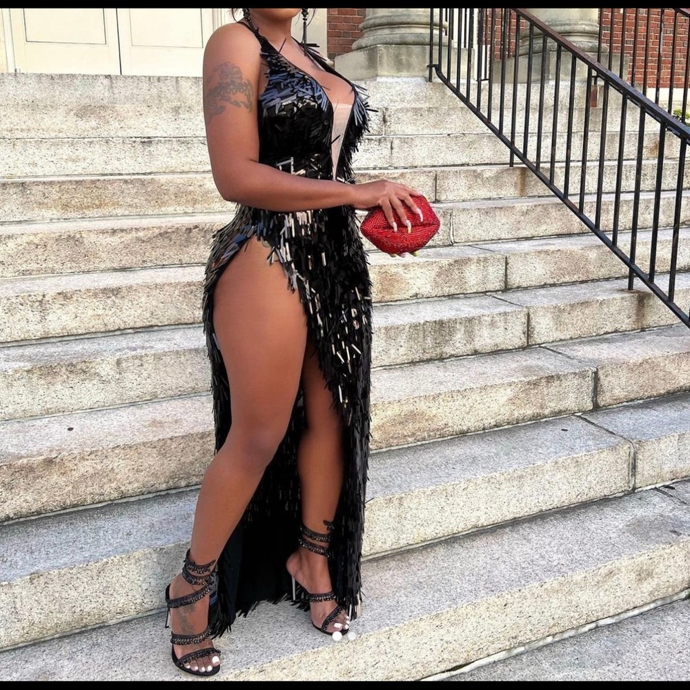 Elegant Black Evening Dress